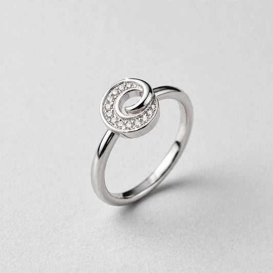 Luna Swirl Ring